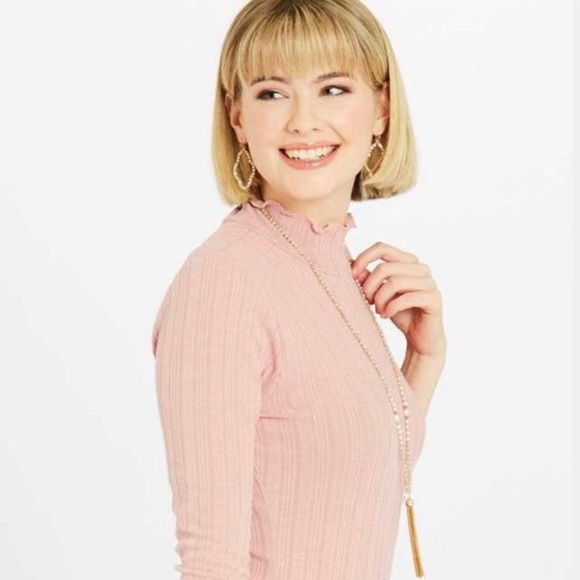 Altar’d State Pink Bodysuit NWT Medium - Picture 7 of 11